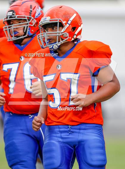Thumbnail 1 in Braden River vs Southeast JV Football photogallery.
