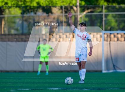 Thumbnail 2 in Leander Glenn vs. Frisco Wakeland (UIL 5A Soccer Semifinal) photogallery.