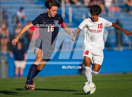 Thumbnail 2 in Leander Glenn vs. Frisco Wakeland (UIL 5A Soccer Semifinal) photogallery.