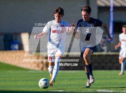 Thumbnail 2 in Leander Glenn vs. Frisco Wakeland (UIL 5A Soccer Semifinal) photogallery.
