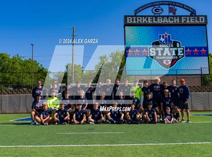 Thumbnail 3 in Leander Glenn vs. Frisco Wakeland (UIL 5A Soccer Semifinal) photogallery.