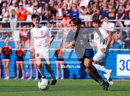 Thumbnail 3 in Leander Glenn vs. Frisco Wakeland (UIL 5A Soccer Semifinal) photogallery.