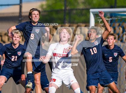 Thumbnail 2 in Leander Glenn vs. Frisco Wakeland (UIL 5A Soccer Semifinal) photogallery.
