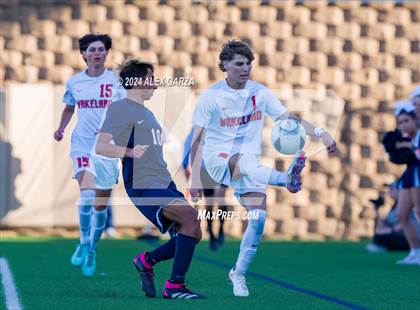 Thumbnail 3 in Leander Glenn vs. Frisco Wakeland (UIL 5A Soccer Semifinal) photogallery.