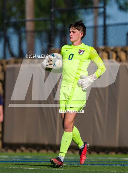 Thumbnail 1 in Leander Glenn vs. Frisco Wakeland (UIL 5A Soccer Semifinal) photogallery.