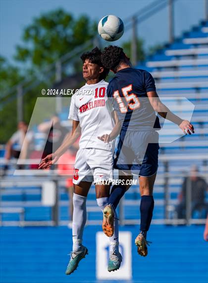 Thumbnail 3 in Leander Glenn vs. Frisco Wakeland (UIL 5A Soccer Semifinal) photogallery.