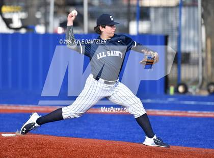 Thumbnail 1 in All Saints vs Grace Community (McLain/Cowart Invitational) photogallery.
