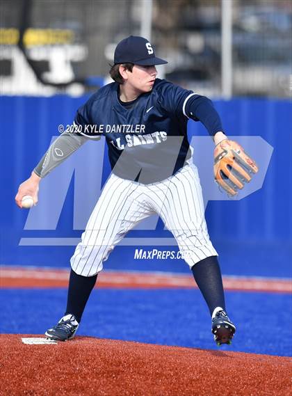Thumbnail 3 in All Saints vs Grace Community (McLain/Cowart Invitational) photogallery.