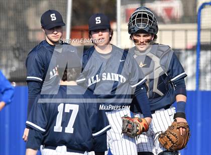Thumbnail 3 in All Saints vs Grace Community (McLain/Cowart Invitational) photogallery.