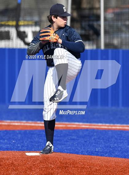 Thumbnail 1 in All Saints vs Grace Community (McLain/Cowart Invitational) photogallery.