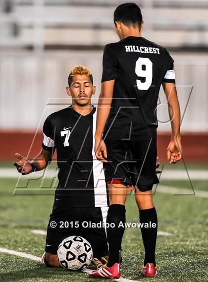 Thumbnail 2 in Hillcrest vs Centennial (UIL 5A Region II Area Playoff) photogallery.