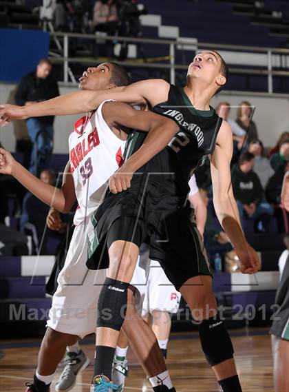 Thumbnail 1 in Inglewood vs. Pleasant Grove (St. Hope Elite Hoops Classic) photogallery.