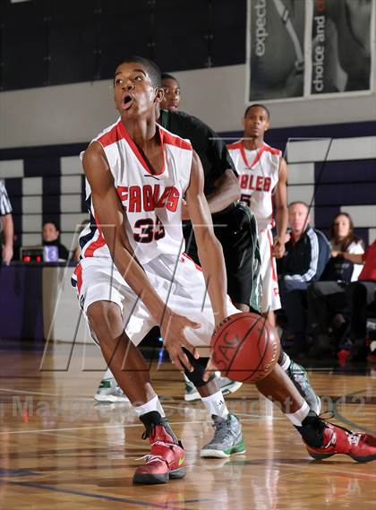 Thumbnail 1 in Inglewood vs. Pleasant Grove (St. Hope Elite Hoops Classic) photogallery.