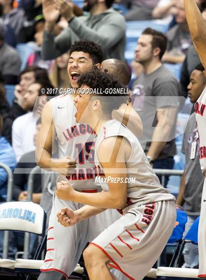 Thumbnail 3 in Kestrel Heights vs. Lincoln Charter (NCHSAA 1A Final) photogallery.