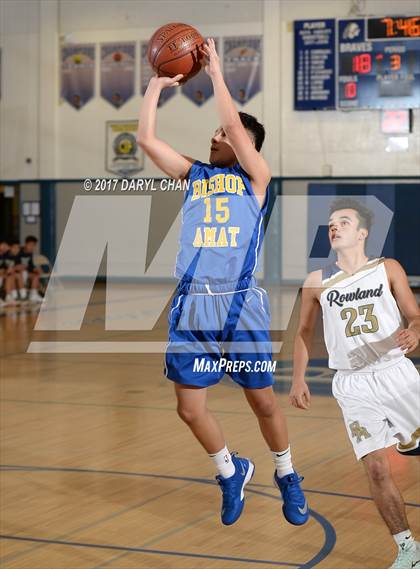 Thumbnail 1 in Bishop Amat vs Rowland (Baldwin Park Tournament) photogallery.