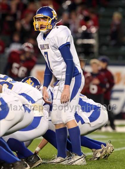 Thumbnail 2 in Hamilton vs. St. Margaret's (CIF State Small Schools Final) photogallery.