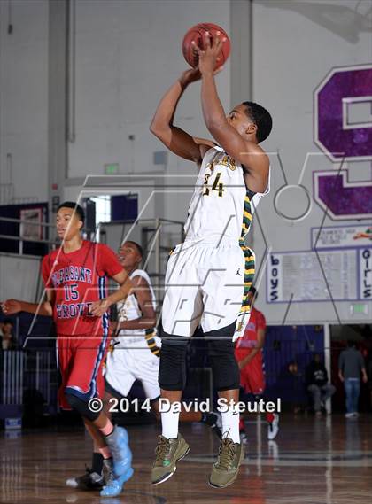 Thumbnail 1 in Pleasant Grove vs. Eisenhower (St. Hope Elite Classic) photogallery.