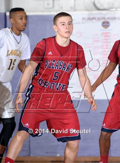 Thumbnail 1 in Pleasant Grove vs. Eisenhower (St. Hope Elite Classic) photogallery.