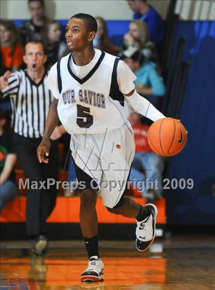 Thumbnail 2 in Findlay Prep vs. Our Savior New American (Marshall County Hoopfest) photogallery.