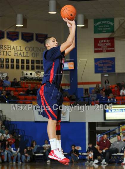 Thumbnail 3 in Findlay Prep vs. Our Savior New American (Marshall County Hoopfest) photogallery.