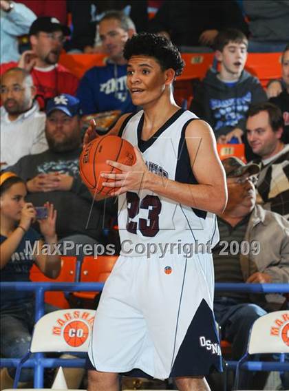 Thumbnail 3 in Findlay Prep vs. Our Savior New American (Marshall County Hoopfest) photogallery.