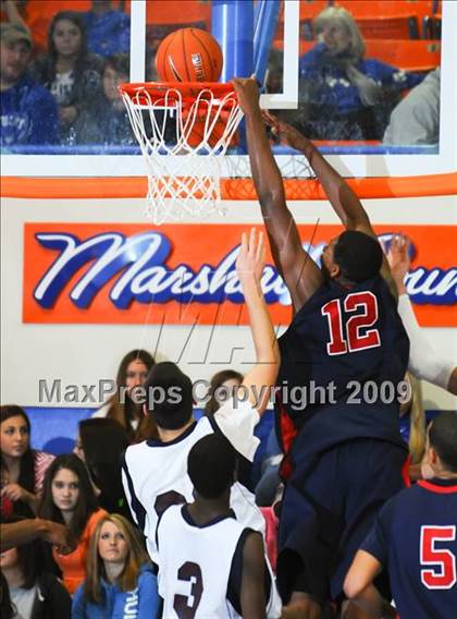Thumbnail 3 in Findlay Prep vs. Our Savior New American (Marshall County Hoopfest) photogallery.