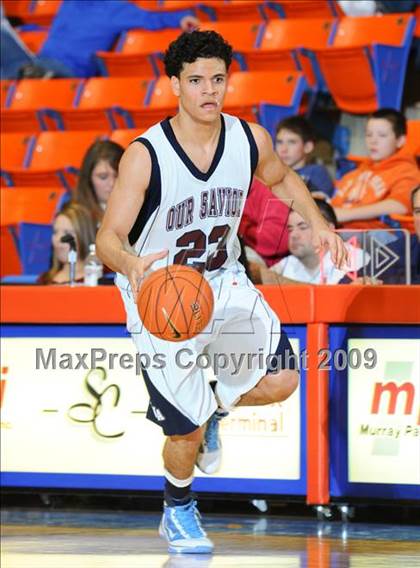 Thumbnail 2 in Findlay Prep vs. Our Savior New American (Marshall County Hoopfest) photogallery.