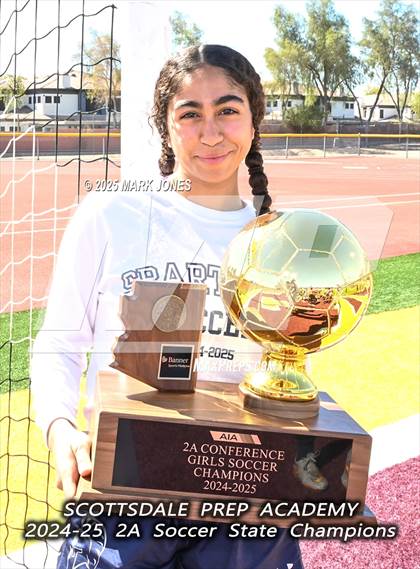Thumbnail 2 in Scottsdale Christian Academy vs. Scottsdale Preparatory Academy (AIA 2A Final - Awards) photogallery.