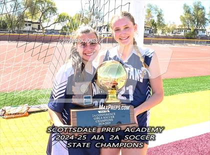 Thumbnail 2 in Scottsdale Christian Academy vs. Scottsdale Preparatory Academy (AIA 2A Final - Awards) photogallery.