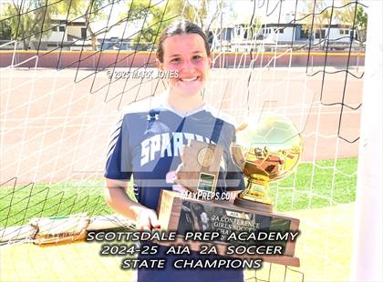 Thumbnail 3 in Scottsdale Christian Academy vs. Scottsdale Preparatory Academy (AIA 2A Final - Awards) photogallery.
