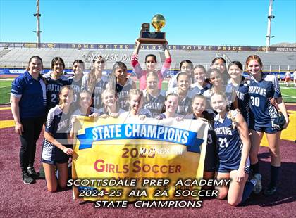 Thumbnail 2 in Scottsdale Christian Academy vs. Scottsdale Preparatory Academy (AIA 2A Final - Awards) photogallery.