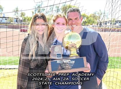 Thumbnail 2 in Scottsdale Christian Academy vs. Scottsdale Preparatory Academy (AIA 2A Final - Awards) photogallery.