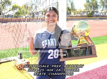 Thumbnail 1 in Scottsdale Christian Academy vs. Scottsdale Preparatory Academy (AIA 2A Final - Awards) photogallery.
