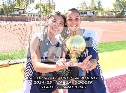 Thumbnail 2 in Scottsdale Christian Academy vs. Scottsdale Preparatory Academy (AIA 2A Final - Awards) photogallery.