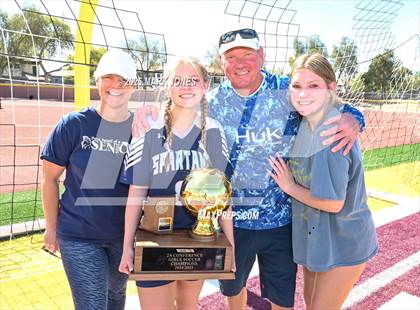 Thumbnail 2 in Scottsdale Christian Academy vs. Scottsdale Preparatory Academy (AIA 2A Final - Awards) photogallery.