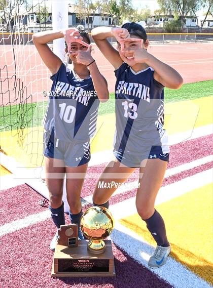 Thumbnail 2 in Scottsdale Christian Academy vs. Scottsdale Preparatory Academy (AIA 2A Final - Awards) photogallery.
