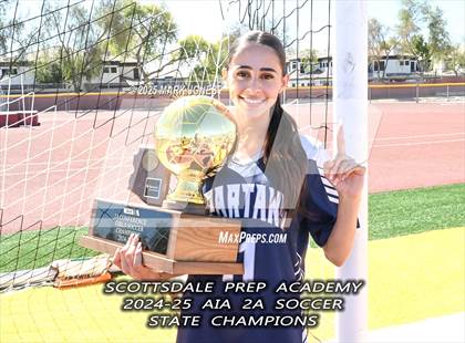 Thumbnail 2 in Scottsdale Christian Academy vs. Scottsdale Preparatory Academy (AIA 2A Final - Awards) photogallery.
