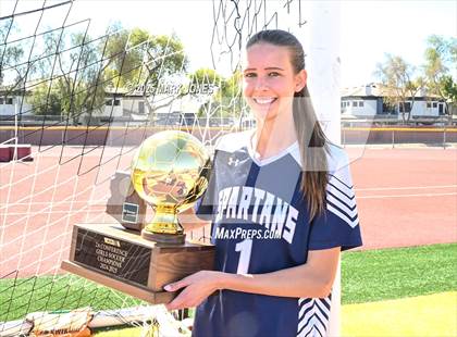 Thumbnail 1 in Scottsdale Christian Academy vs. Scottsdale Preparatory Academy (AIA 2A Final - Awards) photogallery.