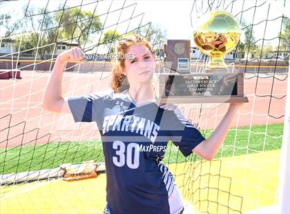 Thumbnail 3 in Scottsdale Christian Academy vs. Scottsdale Preparatory Academy (AIA 2A Final - Awards) photogallery.
