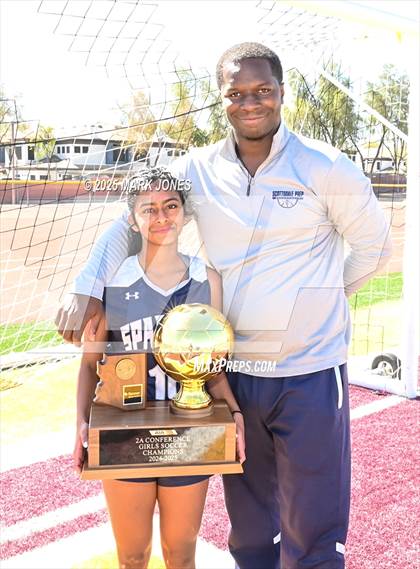 Thumbnail 2 in Scottsdale Christian Academy vs. Scottsdale Preparatory Academy (AIA 2A Final - Awards) photogallery.