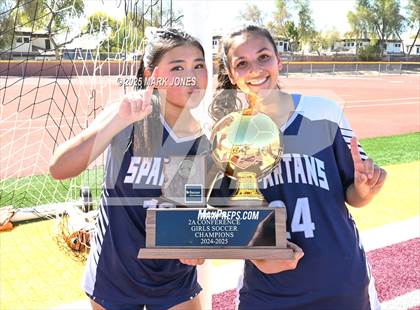 Thumbnail 3 in Scottsdale Christian Academy vs. Scottsdale Preparatory Academy (AIA 2A Final - Awards) photogallery.