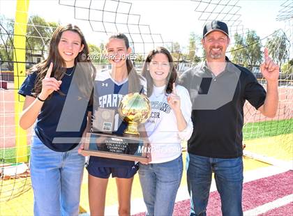 Thumbnail 3 in Scottsdale Christian Academy vs. Scottsdale Preparatory Academy (AIA 2A Final - Awards) photogallery.