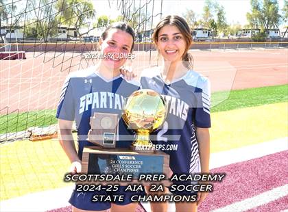 Thumbnail 3 in Scottsdale Christian Academy vs. Scottsdale Preparatory Academy (AIA 2A Final - Awards) photogallery.