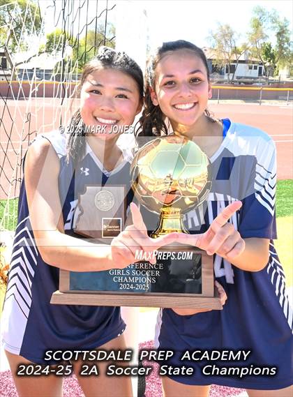 Thumbnail 3 in Scottsdale Christian Academy vs. Scottsdale Preparatory Academy (AIA 2A Final - Awards) photogallery.