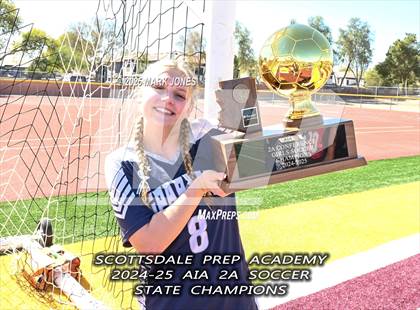 Thumbnail 3 in Scottsdale Christian Academy vs. Scottsdale Preparatory Academy (AIA 2A Final - Awards) photogallery.