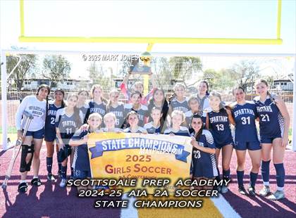 Thumbnail 2 in Scottsdale Christian Academy vs. Scottsdale Preparatory Academy (AIA 2A Final - Awards) photogallery.