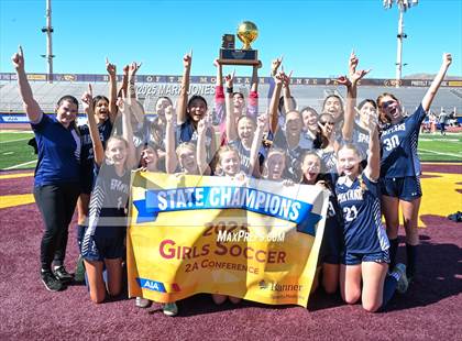 Thumbnail 1 in Scottsdale Christian Academy vs. Scottsdale Preparatory Academy (AIA 2A Final - Awards) photogallery.