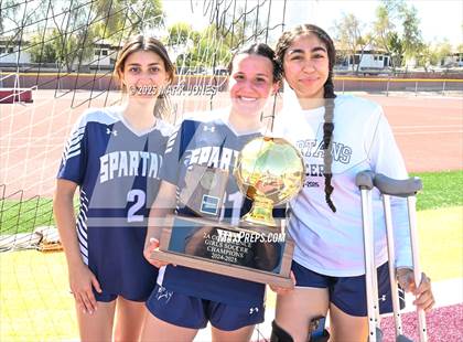 Thumbnail 3 in Scottsdale Christian Academy vs. Scottsdale Preparatory Academy (AIA 2A Final - Awards) photogallery.