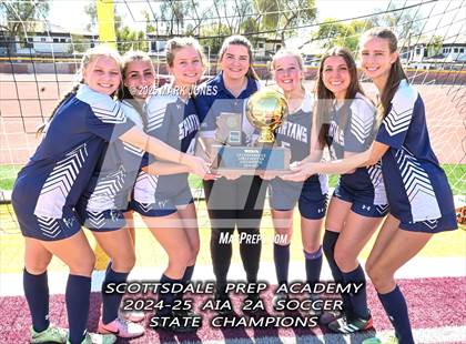 Thumbnail 2 in Scottsdale Christian Academy vs. Scottsdale Preparatory Academy (AIA 2A Final - Awards) photogallery.
