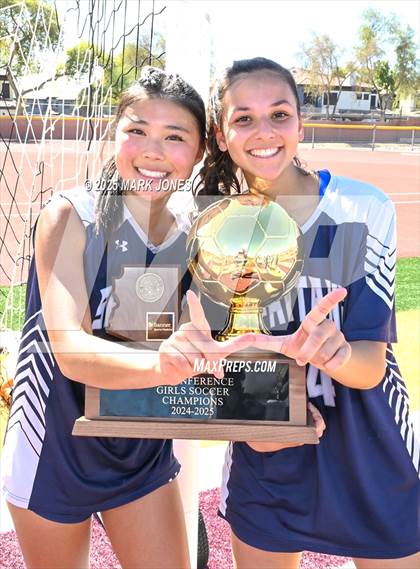 Thumbnail 2 in Scottsdale Christian Academy vs. Scottsdale Preparatory Academy (AIA 2A Final - Awards) photogallery.